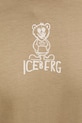 Бавовняна футболка Iceberg F018.6306 зелений