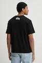 Odzież Iceberg t-shirt bawełniany F025.6307 czarny
