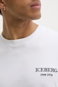 Iceberg tricou din bumbac F046.6327 alb