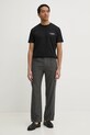 Хлопковая футболка Iceberg F046.6327 чёрный SS25