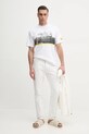 Iceberg tricou din bumbac F070.6327 alb SS25