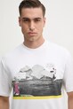 Iceberg tricou din bumbac alb F070.6327
