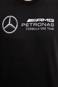 Bavlněné tričko adidas x Mercedes JV5434 černá
