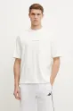 Odzież adidas t-shirt bawełniany 0 JJ3971 beżowy