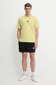 adidas tricou din bumbac Essential JD1777 galben SS25