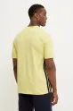 Βαμβακερό μπλουζάκι adidas Essentials JE6387 κίτρινο SS25