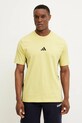 Îmbrăcăminte adidas tricou din bumbac Essentials JE6387 galben