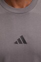 Bavlnené tričko adidas Essentials JE6390 modrá