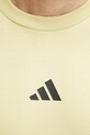 Хлопковая футболка adidas City Escape JF3330 жёлтый