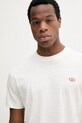 Liu Jo tricou din bumbac bej QA5168.J7734