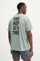 Футболка для тренировок adidas Performance узор зелёный JD8234