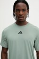 adidas Performance tricou de antrenament Designed for Training verde JI8187