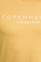 Lindbergh t-shirt bawełniany 30.400200.WAX.YELLOW żółty