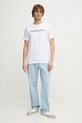 Lindbergh tricou din bumbac 30.400200.WHITE.424 alb SS25