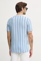 Одяг Бавовняна футболка Lindbergh 30.400259.SKY.BLUE блакитний