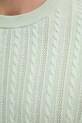 Bombažen pulover Lindbergh 30.804115.PASTEL.GREEN zelena