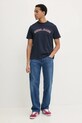 Guess Jeans tricou M5RI75.K8FQ4 bleumarin SS25