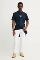 Bavlnené tričko Guess Jeans M5RI77.K8FQ4 tmavomodrá SS25