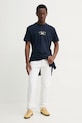 Бавовняна футболка Guess Jeans M5RI77.K8FQ4 темно-синій SS25