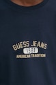 Bavlnené tričko Guess Jeans M5RI77.K8FQ4 tmavomodrá