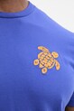 Vilebrequin t-shirt bawełniany PORTISOL fioletowy PTSCM919