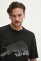 HUGO t-shirt bawełniany x RACING BULLS czarny 50542775