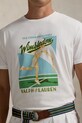 Polo Ralph Lauren tricou din bumbac Wimbledon Collection alb 710970512
