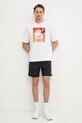 Bavlněné tričko Reebok Classic 100218826 bílá SS25