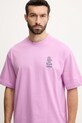 Hummel tricou din bumbac violet 227549
