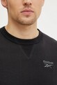 Bavlněné tričko Reebok Classic 100214087 černá