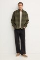 Памучна тениска American Vintage MYKO02AE25 бежов SS25