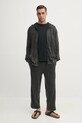 American Vintage tricou din bumbac MYKO02AE25 negru SS25