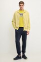 adidas Originals tricou din bumbac Q12 TS Crowd JD0709 galben SS25
