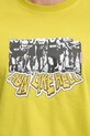 adidas Originals tricou din bumbac Q12 TS Crowd JD0709 galben