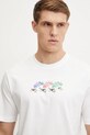 Bavlněné tričko adidas Originals Q12 TS Roller bílá JD0706