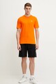 Бавовняна футболка adidas Originals Trefoil JC9995 помаранчевий SS25