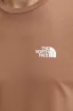 The North Face t-shirt Simple Dome brązowy NF0A87NG6IH1