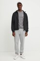 The North Face tricou din bumbac Redbox NF0A87NPARX1 gri SS25