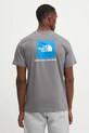 Îmbrăcăminte The North Face tricou din bumbac Redbox NF0A87NPARX1 gri