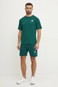 The North Face t-shirt bawełniany NF0A87NU6GI1 zielony SS25
