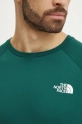 The North Face t-shirt bawełniany NF0A87NU6GI1 zielony