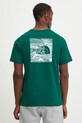 Odzież The North Face t-shirt bawełniany Redbox Celebration NF0A87NV6GI1 zielony