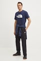The North Face tricou Easy NF0A8A6C8K21 bleumarin SS25