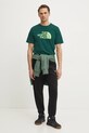 The North Face t-shirt Easy NF0A8A6CA6O1 zielony SS25