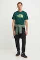 The North Face tricou Easy NF0A8A6CA6O1 verde SS25