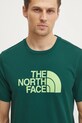 The North Face t-shirt Easy zielony NF0A8A6CA6O1