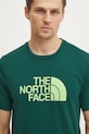 The North Face tricou Easy verde NF0A8A6CA6O1