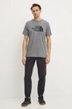 Majica kratkih rukava The North Face Easy NF0A8A6CDYY1 siva SS25