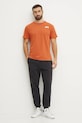 Bavlněné tričko The North Face Outdoor Graphic NF0A8C1Z6IG1 oranžová SS25