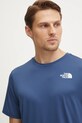 The North Face t-shirt sportowy 24/7 niebieski NF0A8BP8HDC1